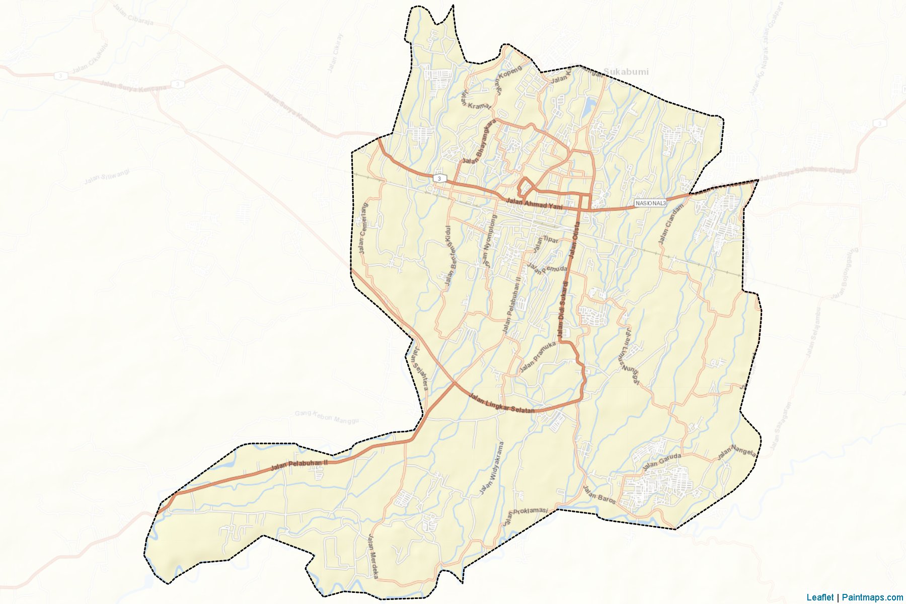 Sukabumi (West Java) Map Cropping Samples-2