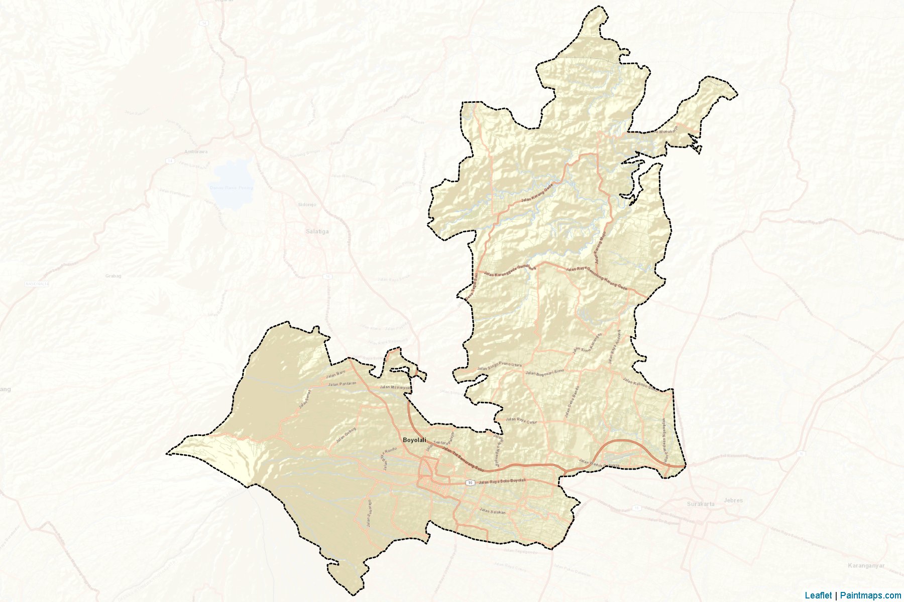 Boyolali (Central Java) Map Cropping Samples-2