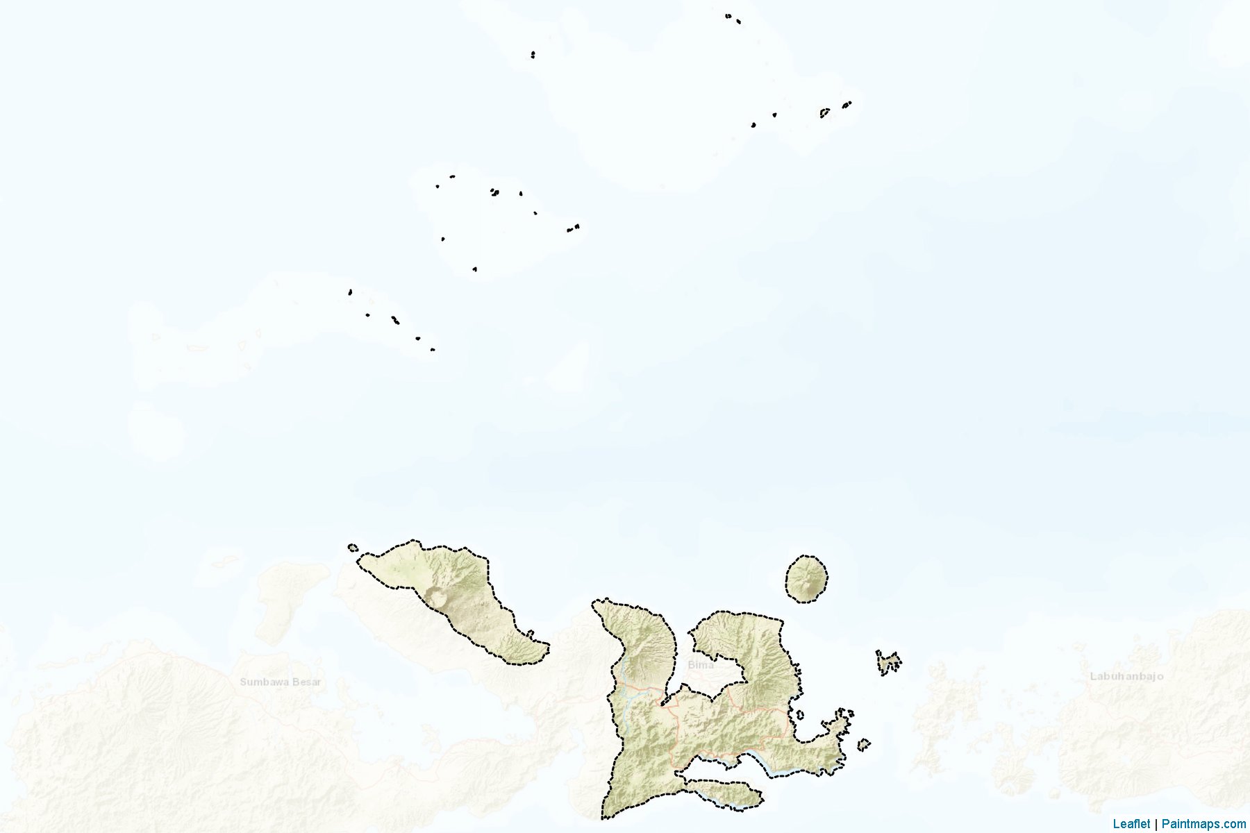 Bima (Batı Nusa Tenggara) Haritası Örnekleri-2