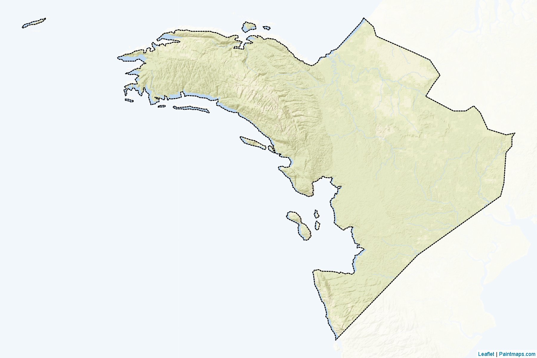 Fak-Fak (Irian Jaya Barat) Haritası Örnekleri-2