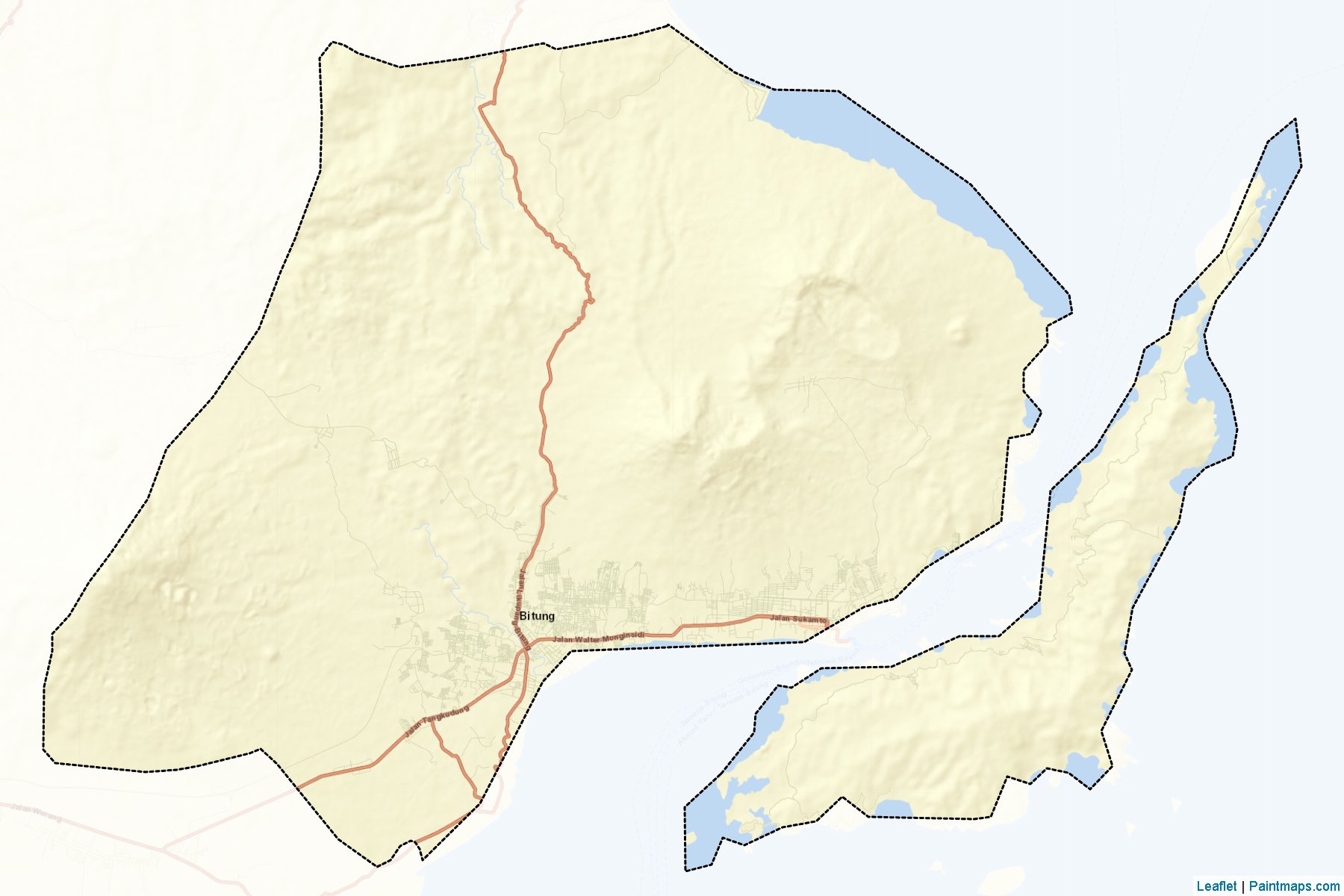 Bitung (North Sulawesi) Map Cropping Samples-2