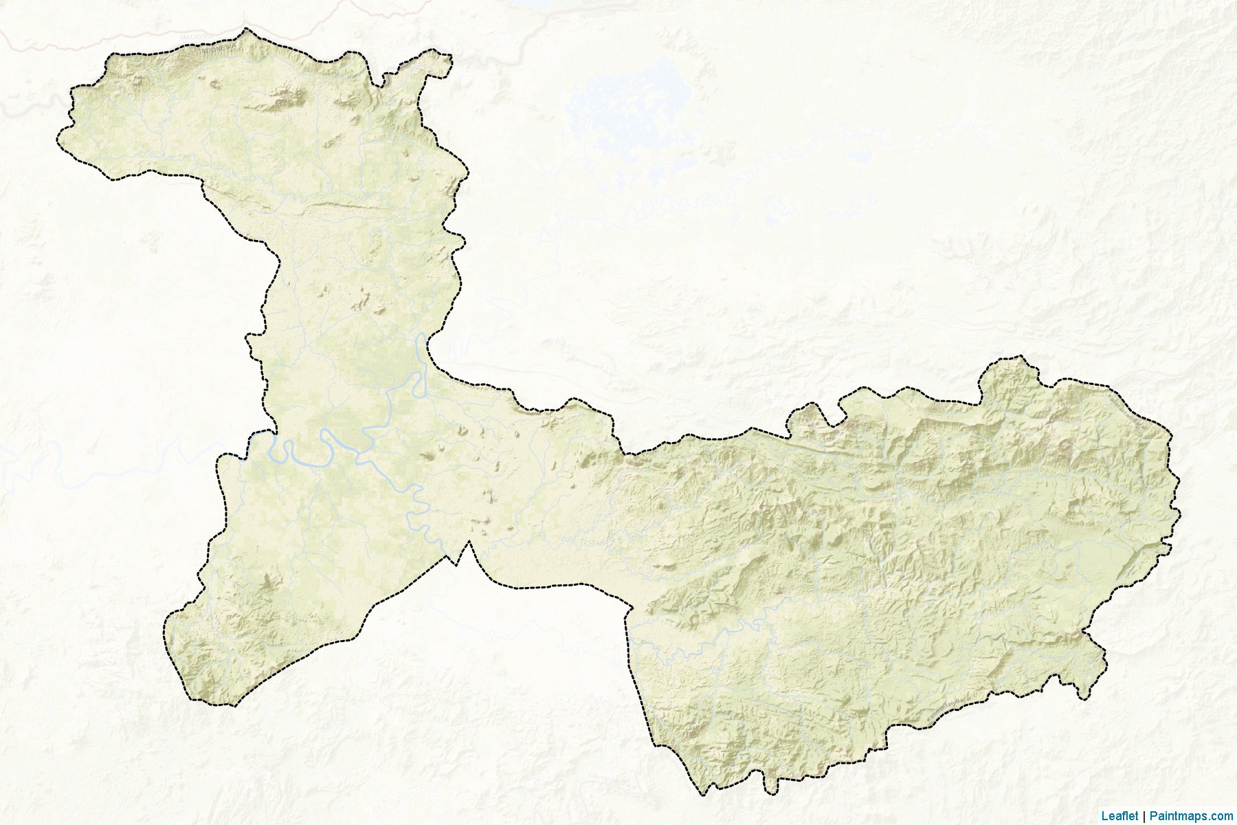 Muestras de recorte de mapas Sintang (Kalimantan Barat)-2