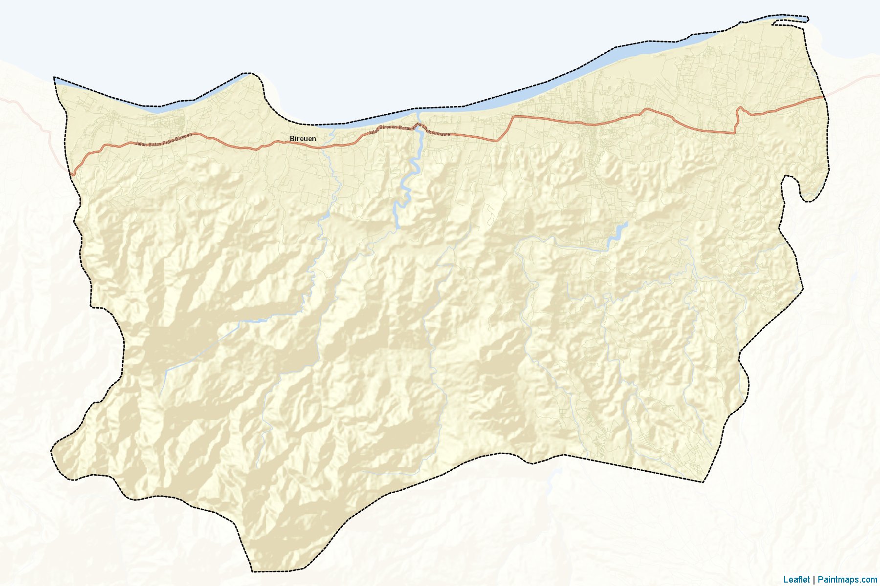 Bireuen (Açe) Haritası Örnekleri-2