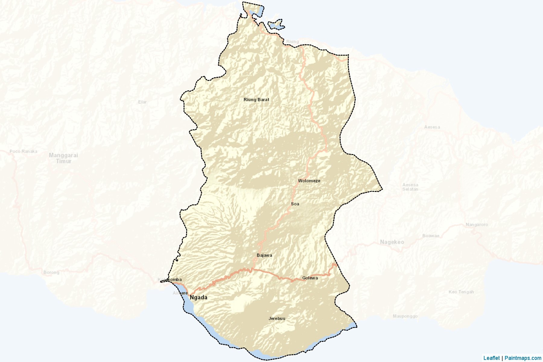 Ngada (East Nusa Tenggara) Map Cropping Samples-2