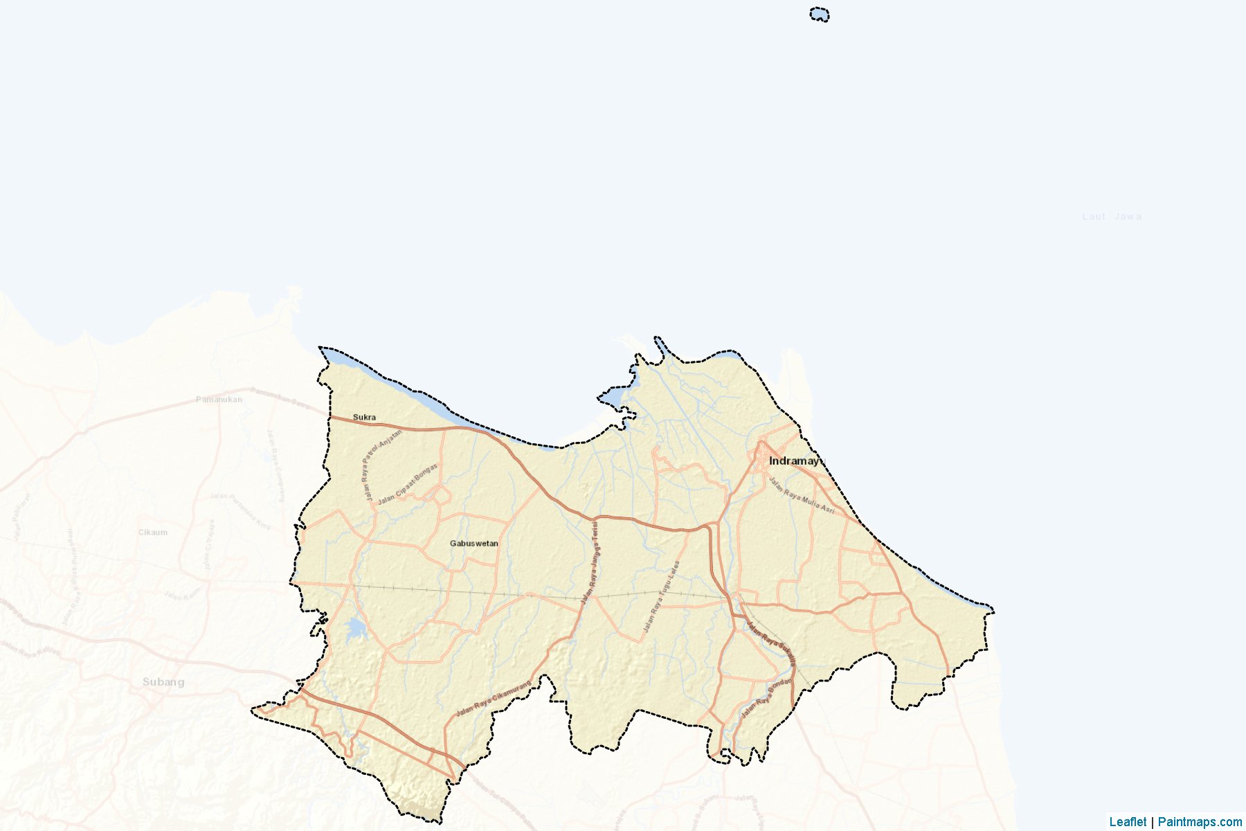 Indramayu (West Java) Map Cropping Samples-2