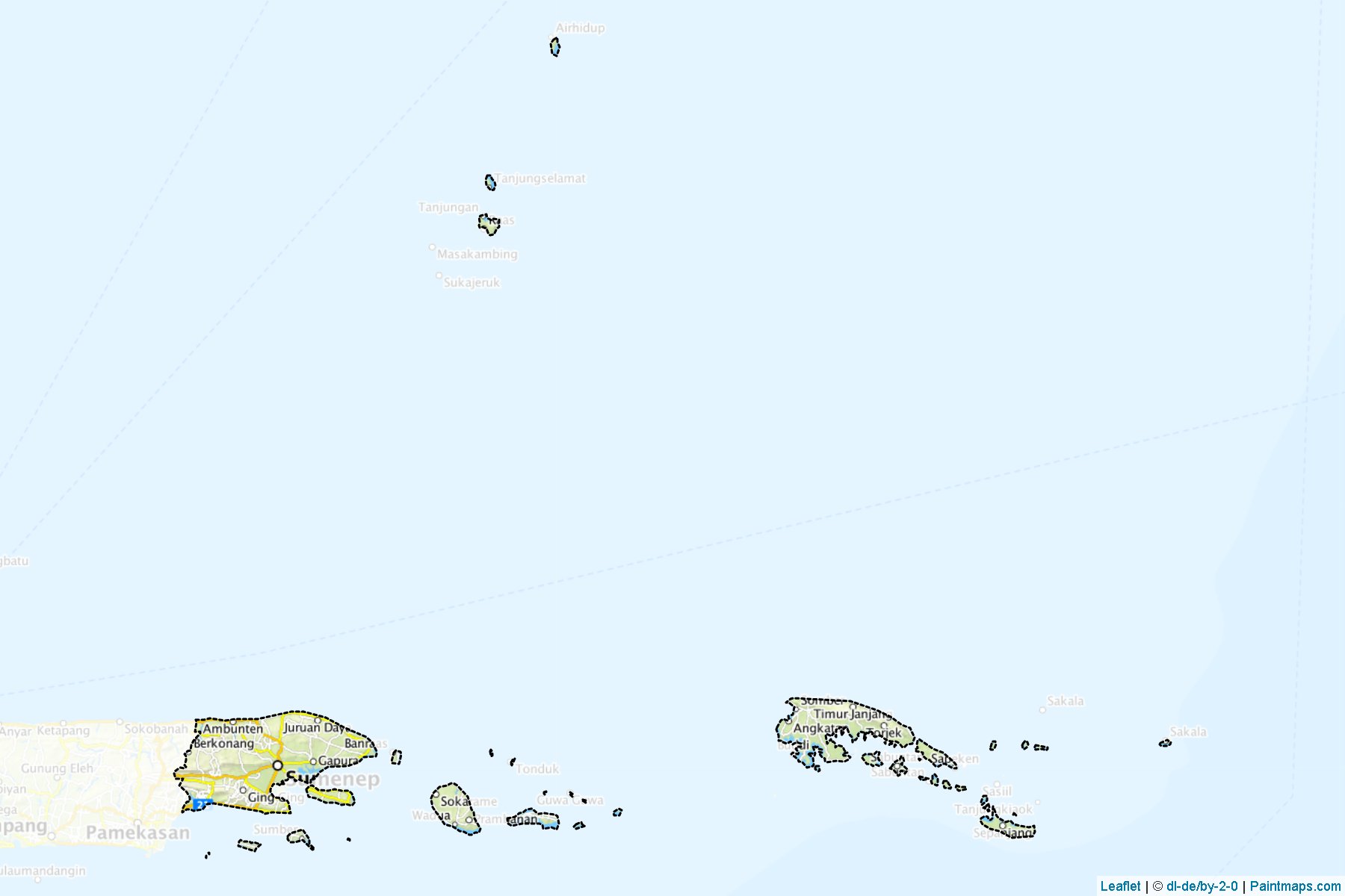 Sumenep (East Java) Map Cropping Samples-1