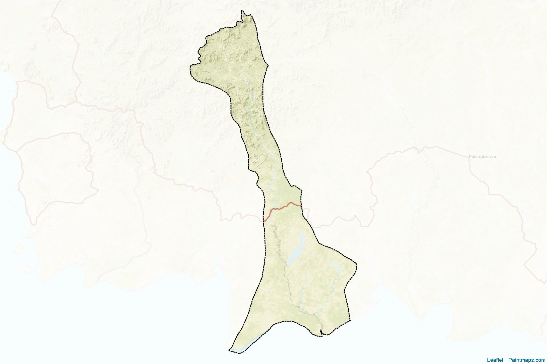 Seruyan (Orta Kalimantan) Haritası Örnekleri-2