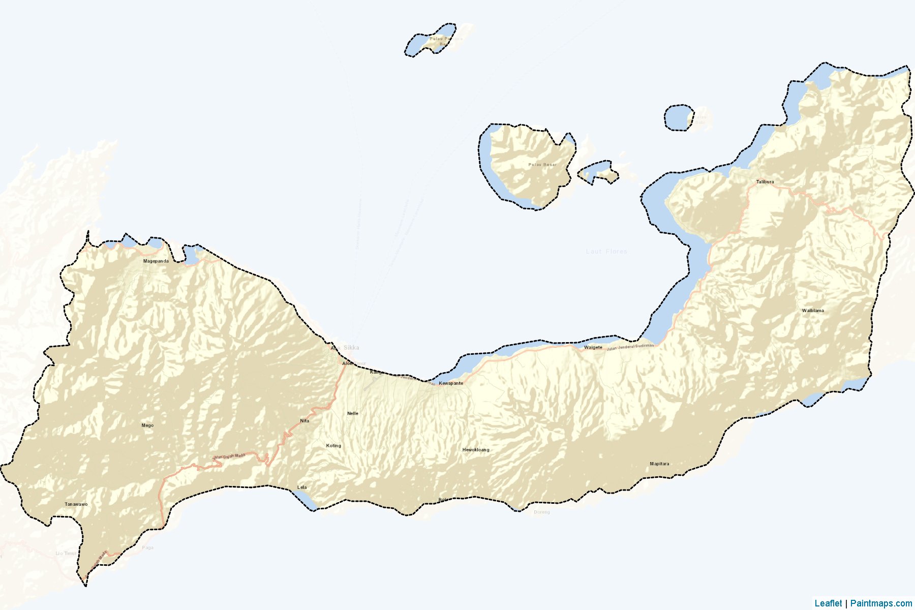 Sikka (East Nusa Tenggara) Map Cropping Samples-2