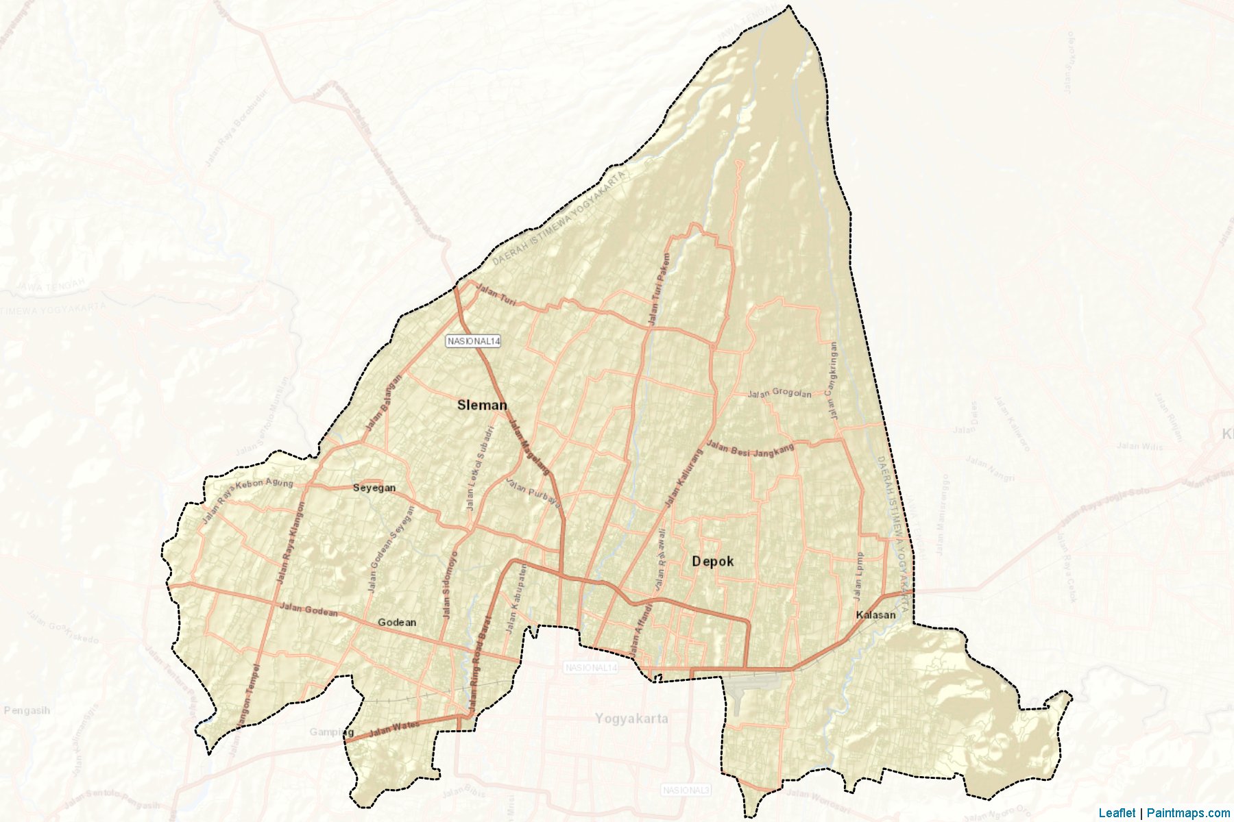 Sleman (Yogyakarta) Map Cropping Samples-2