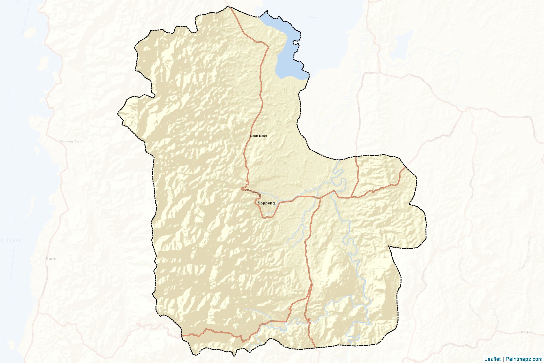 Soppeng (South Sulawesi) Map Cropping Samples-2