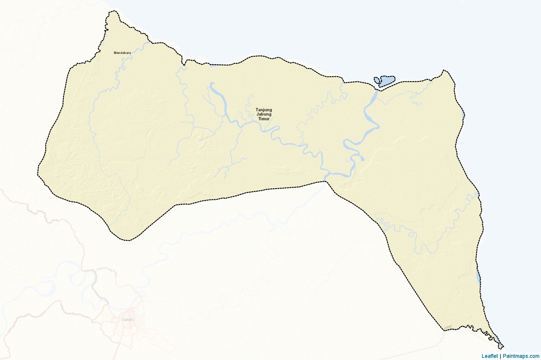 Tanjung Jabung Timur (Jambi) Map Cropping Samples-2