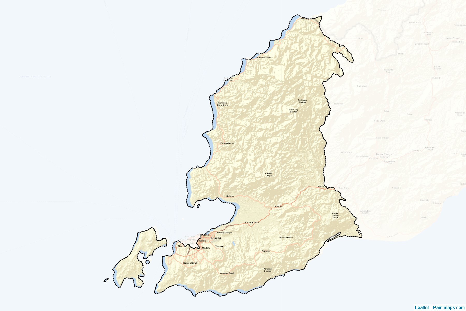 Kupang (East Nusa Tenggara) Map Cropping Samples-2