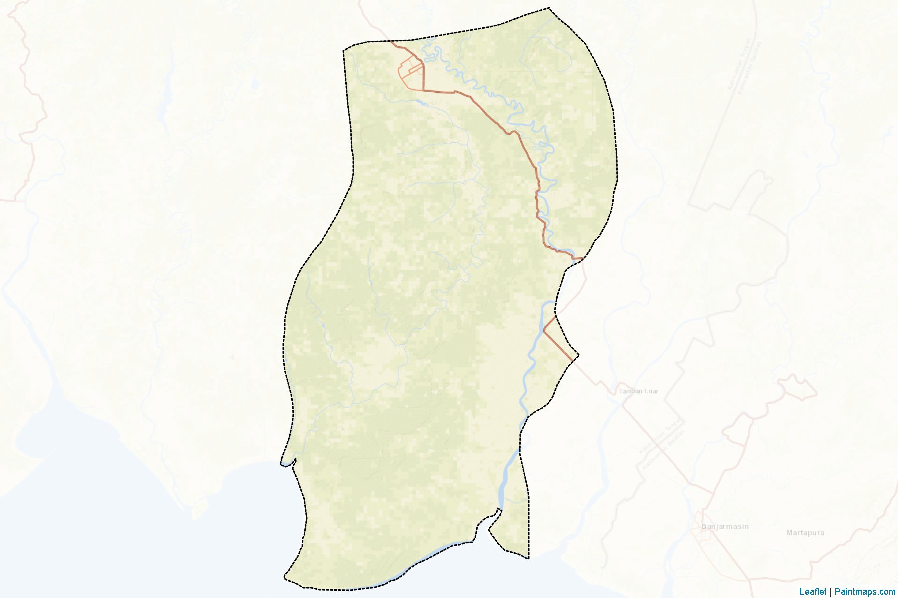 Pulang Pisau (Central Kalimantan) Map Cropping Samples-2