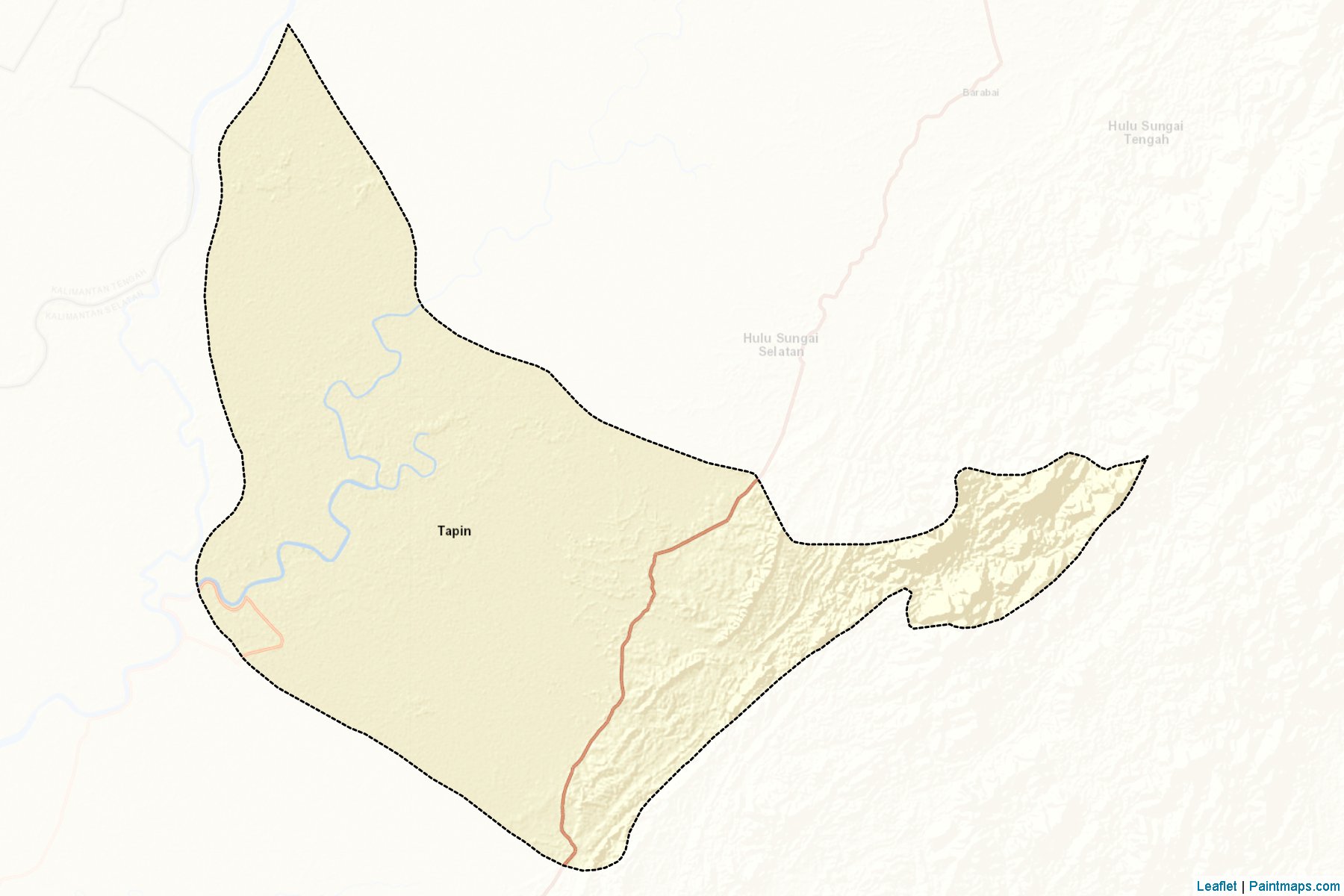 Tapin (Güney Kalimantan) Haritası Örnekleri-2