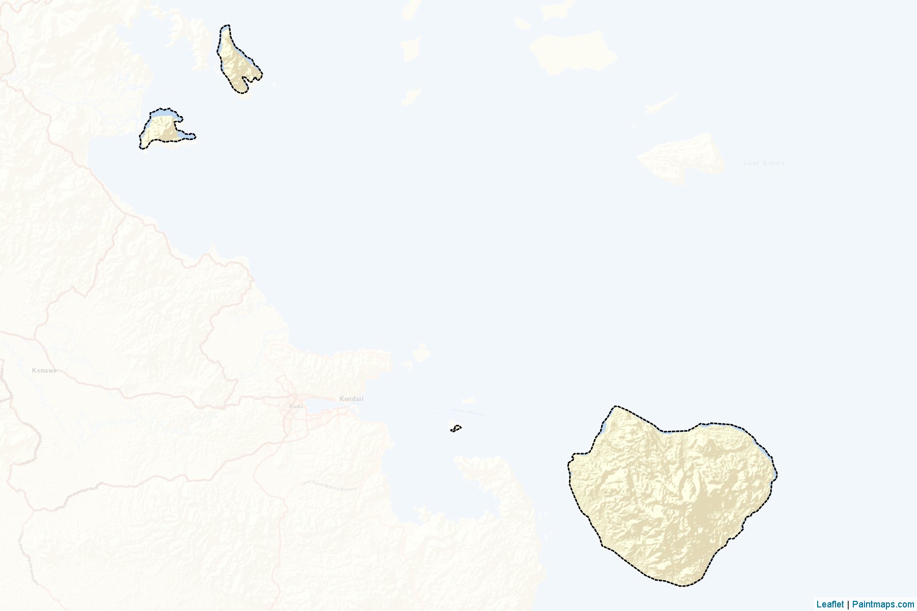 Kendari (Güneydoğu Sulawesi) Haritası Örnekleri-2