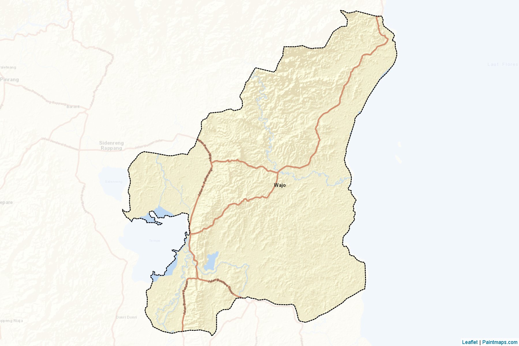 Wajo (South Sulawesi) Map Cropping Samples-2