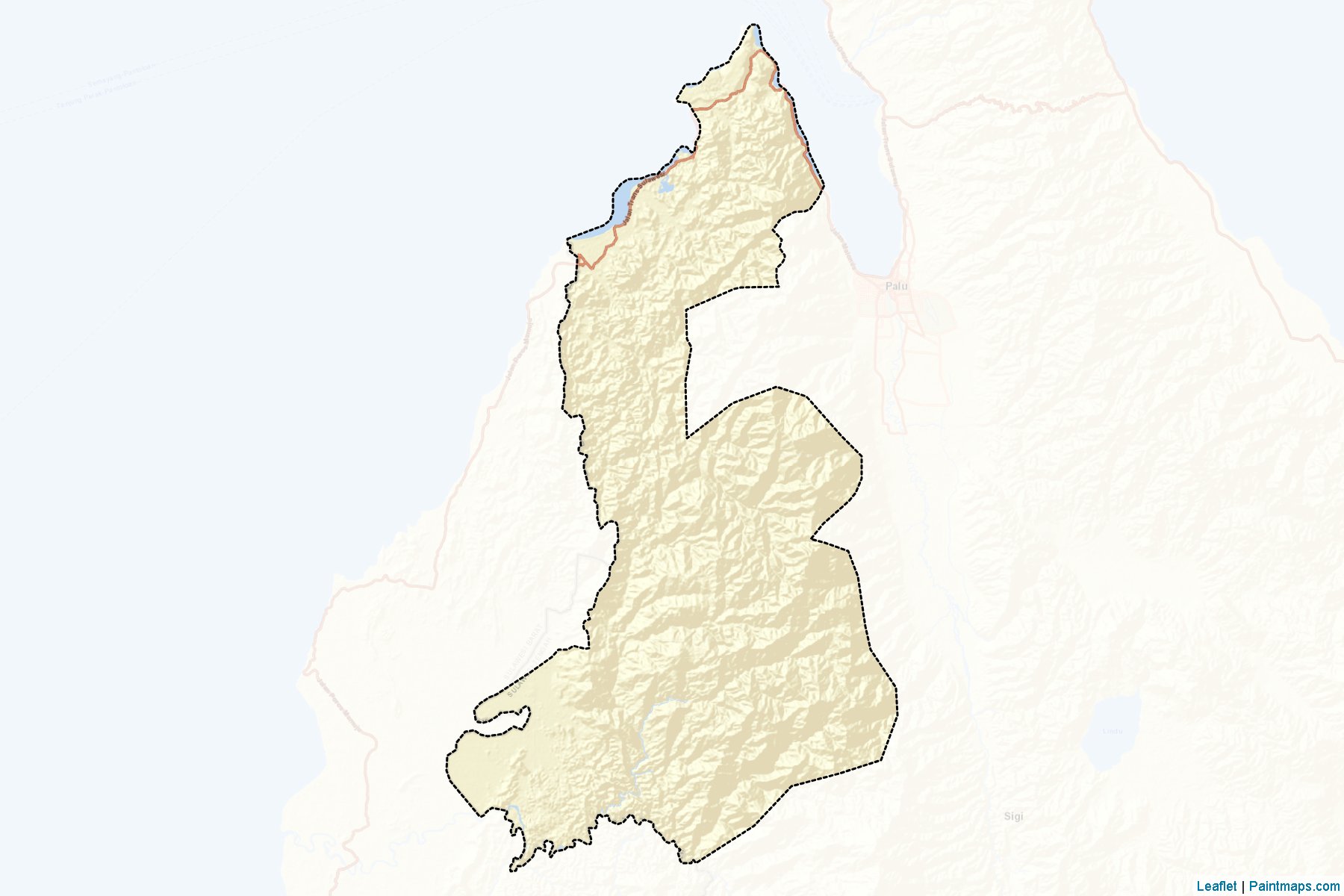 Donggala (Central Sulawesi) Map Cropping Samples-2