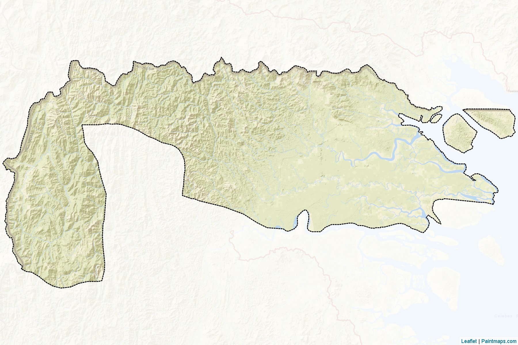 Nunukan (North Kalimantan) Map Cropping Samples-2