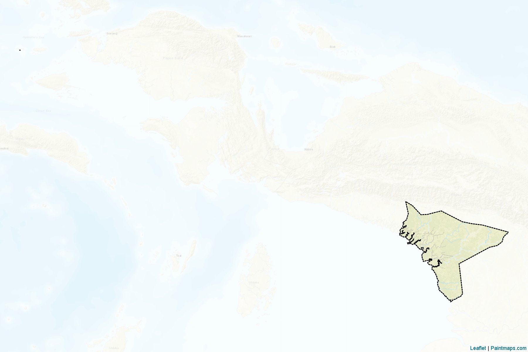 Asmat (Papua) Map Cropping Samples-2