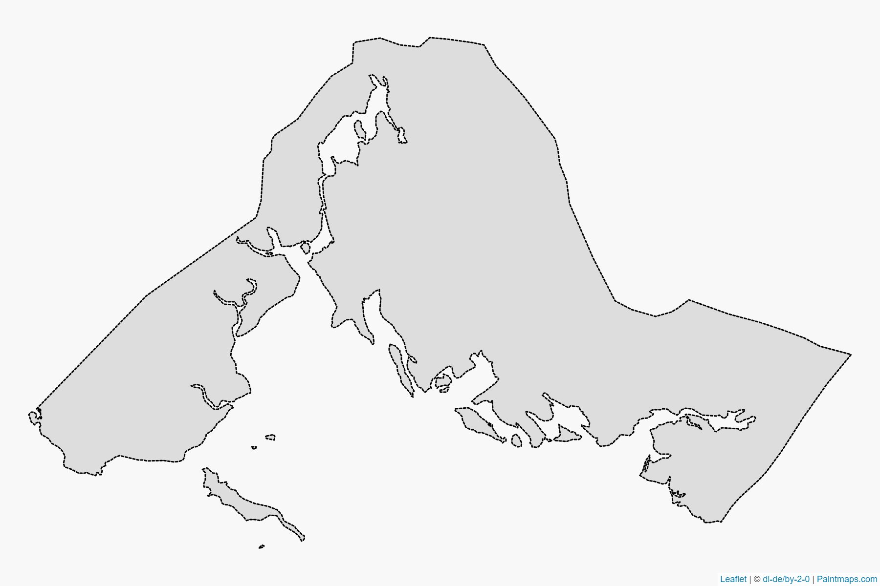 Muestras de recorte de mapas Kaimana (Irian Jaya Barat)-1