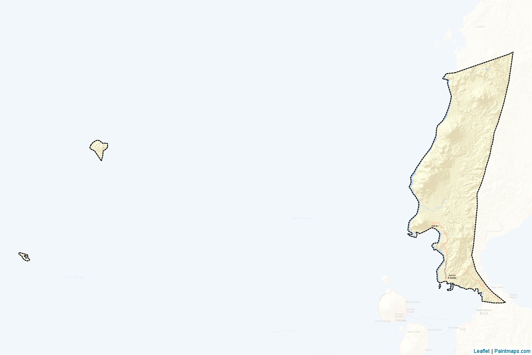 Muestras de recorte de mapas Halmahera Barat (Maluku Utara)-2