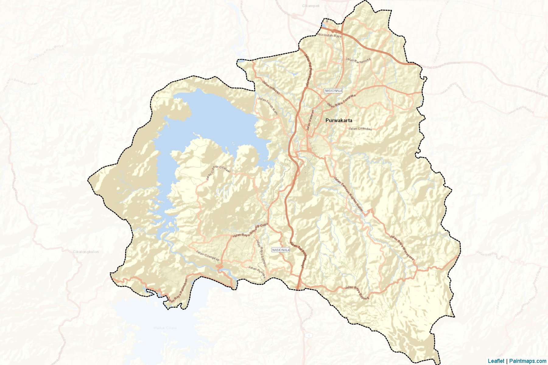 Purwakarta (West Java) Map Cropping Samples-2