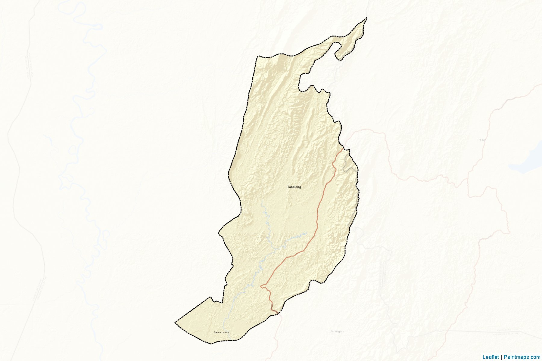 Tabalong (South Kalimantan) Map Cropping Samples-2