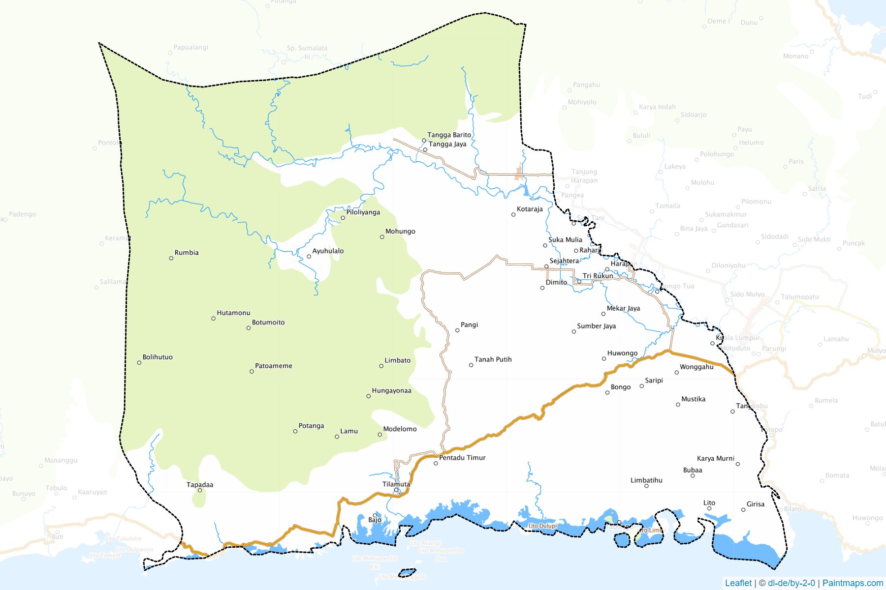 Muestras de recorte de mapas Boalemo (Gorontalo)-1