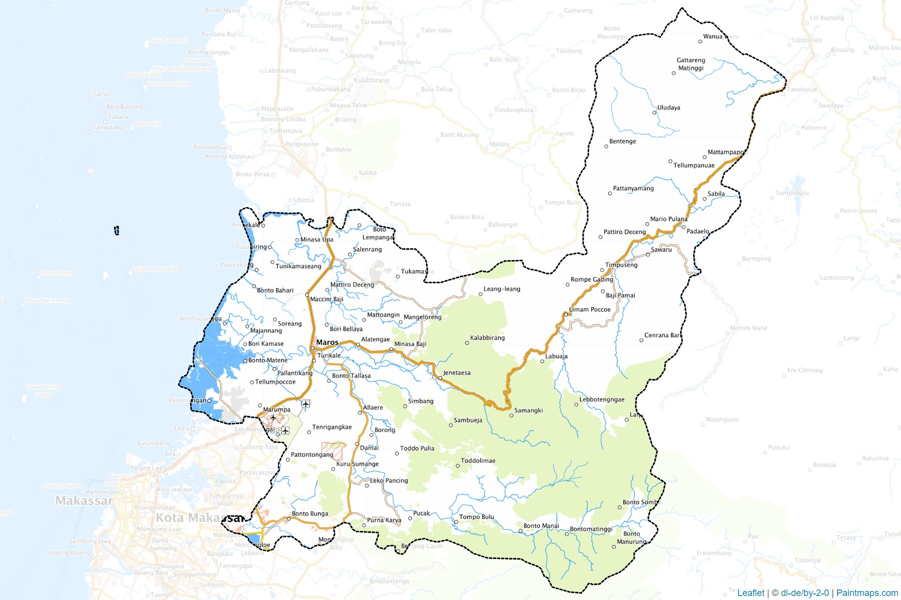 Maros (South Sulawesi) Map Cropping Samples-1