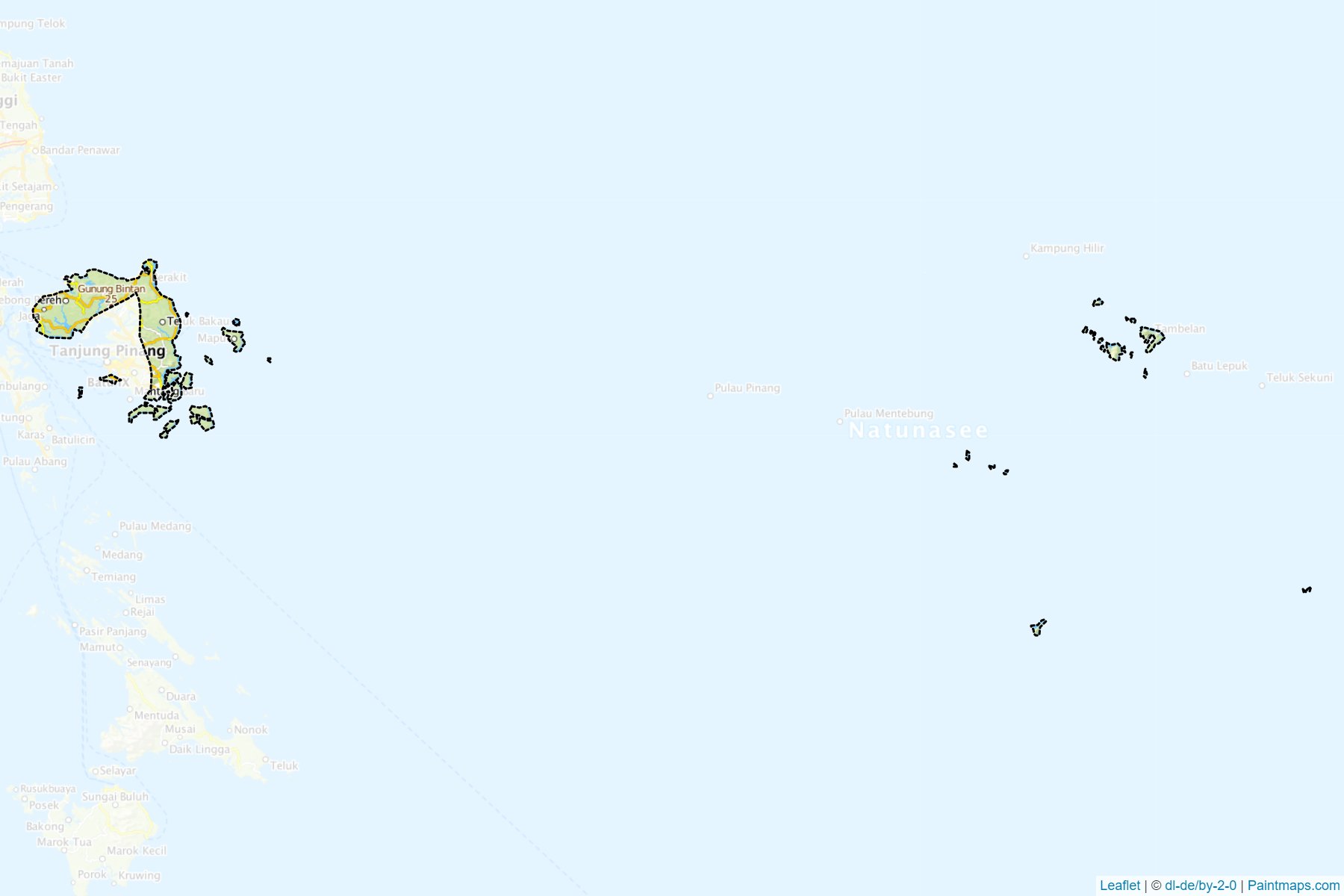 Muestras de recorte de mapas Kepulauan-Riau (Kepulauan Riau)-1