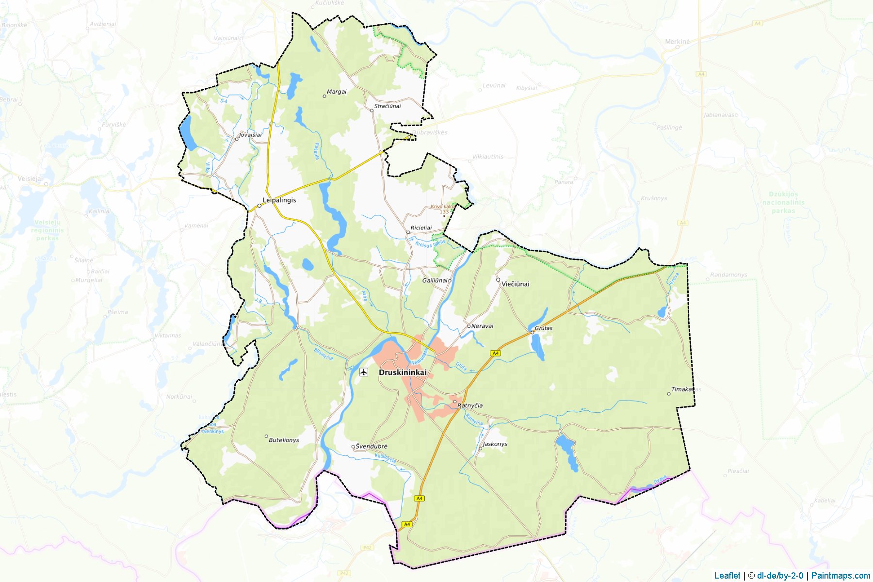 Druskininkai (Alytus) Map Cropping Samples-1