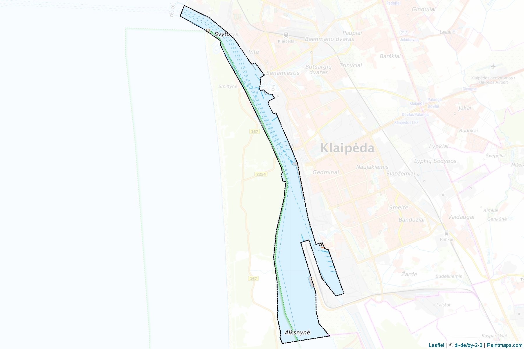 Muestras de recorte de mapas  (Klaipeda)-1