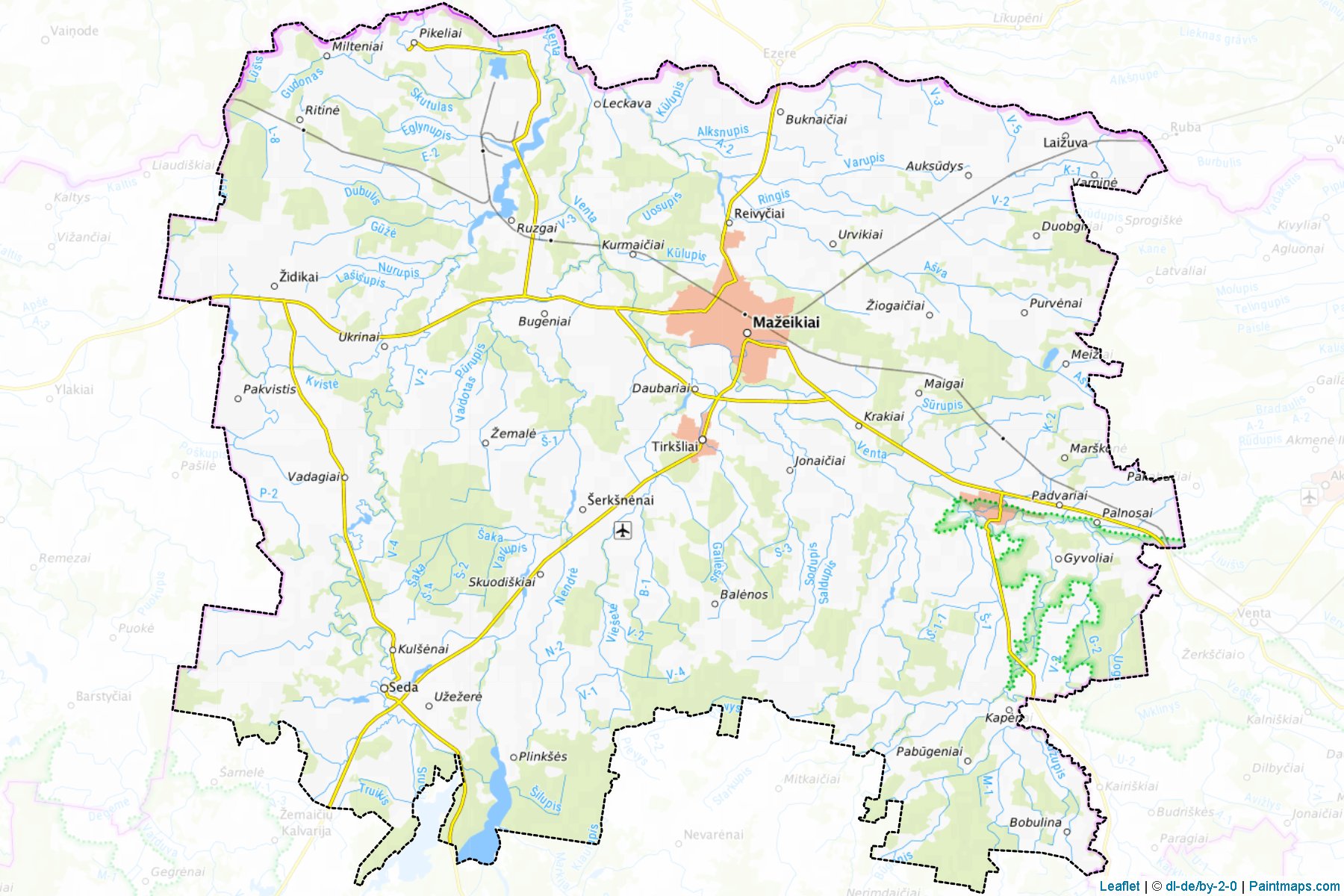 Mazeikiai (Telšiai County) Map Cropping Samples-1