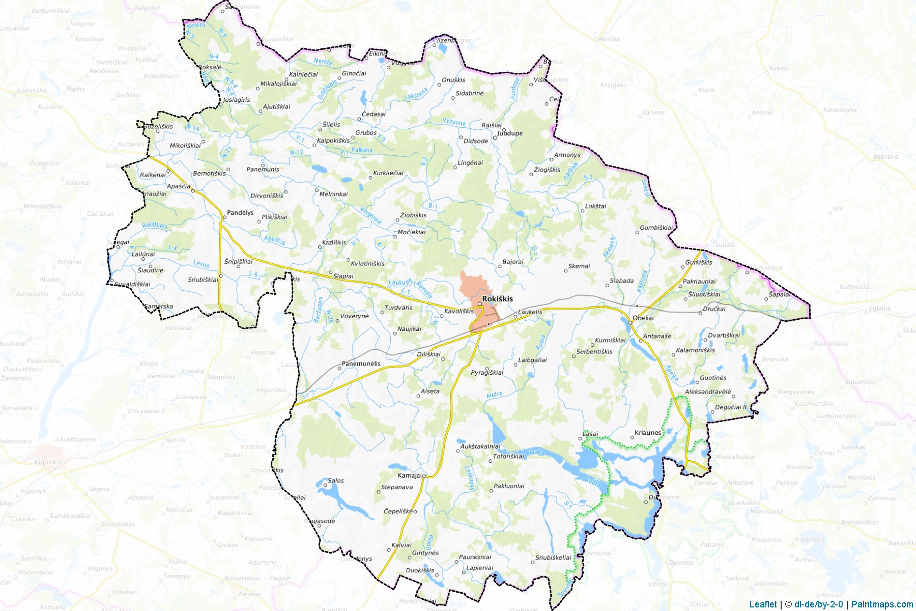 Rokiskis (Panevėžys County) Map Cropping Samples-1