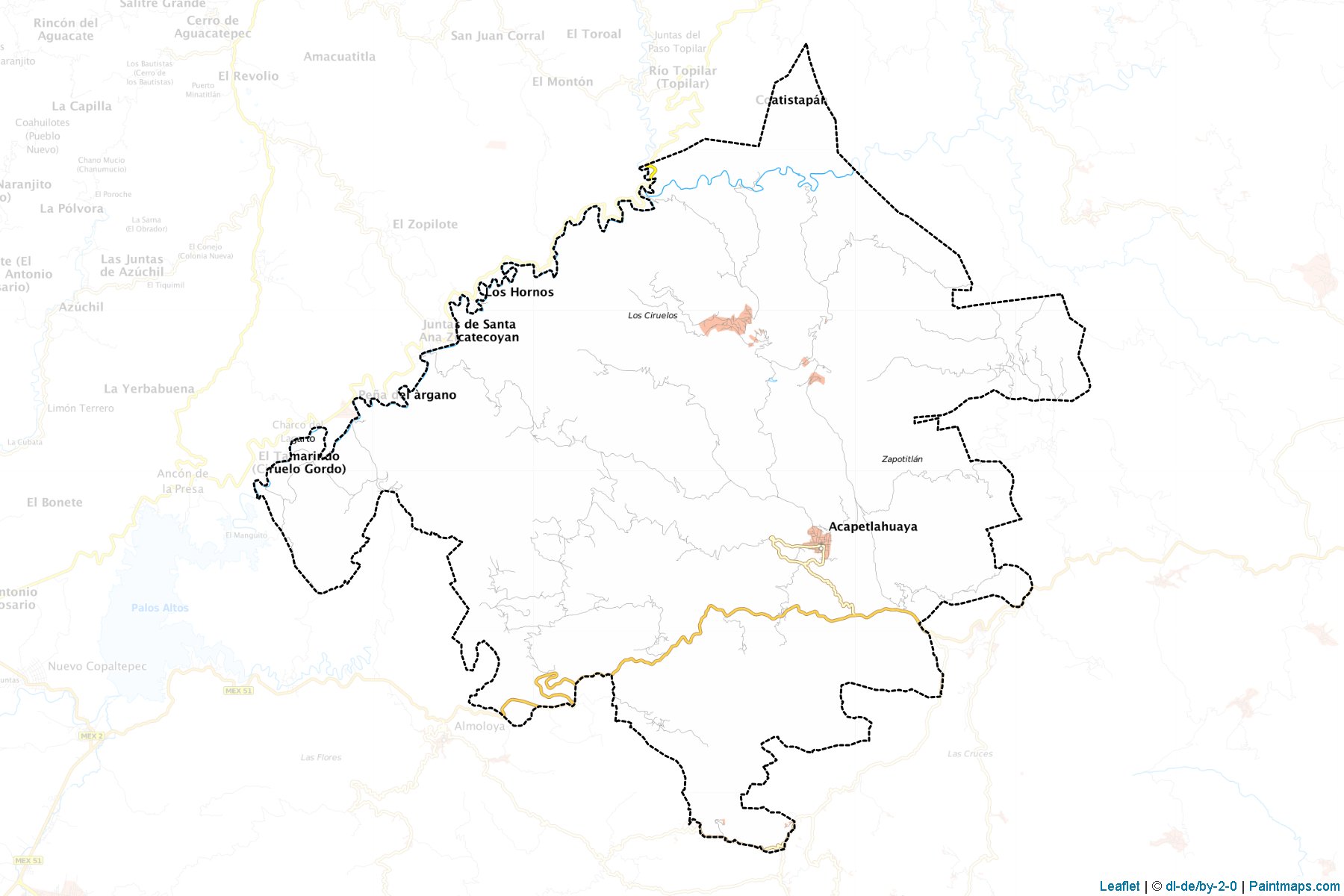 Muestras de recorte de mapas General Canuto A. Neri (Guerrero)-1