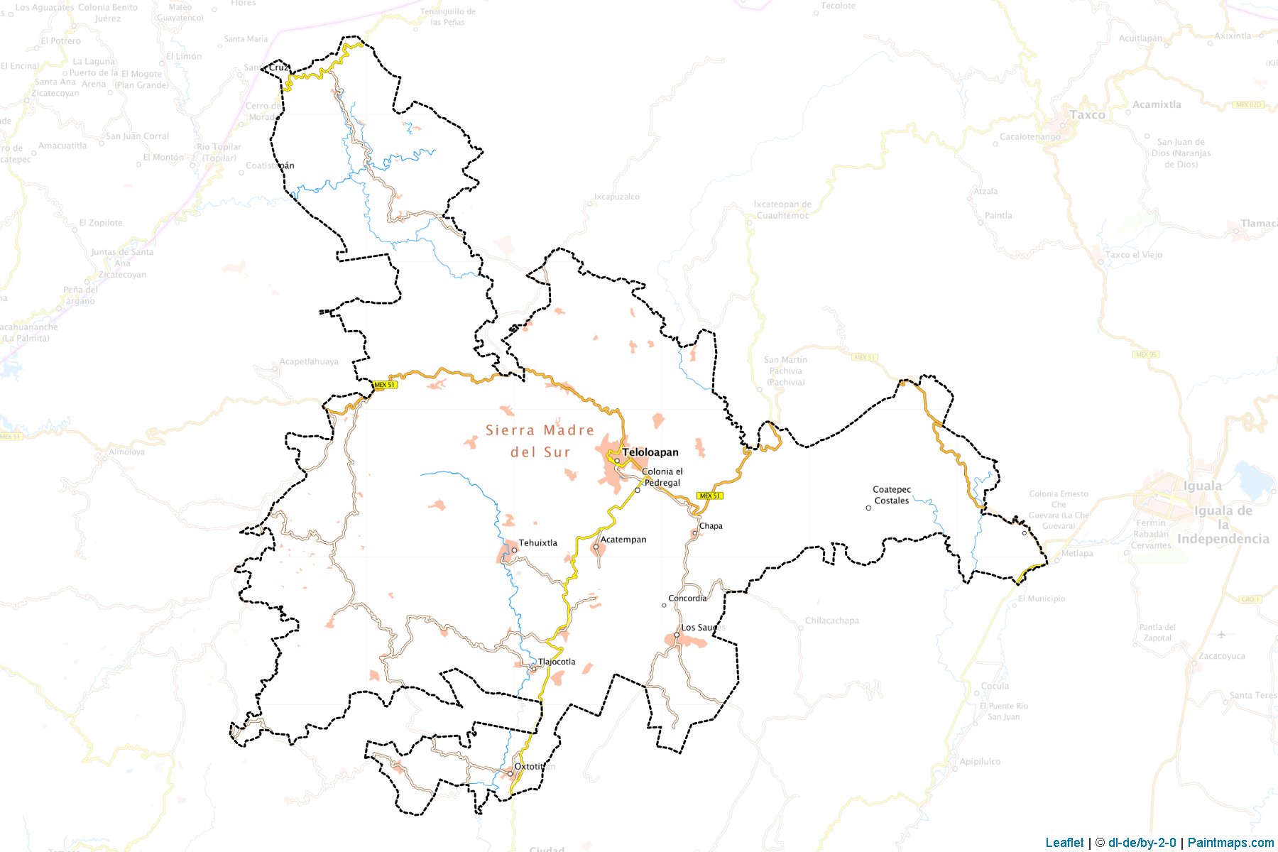 Muestras de recorte de mapas Teloloapan (Guerrero)-1