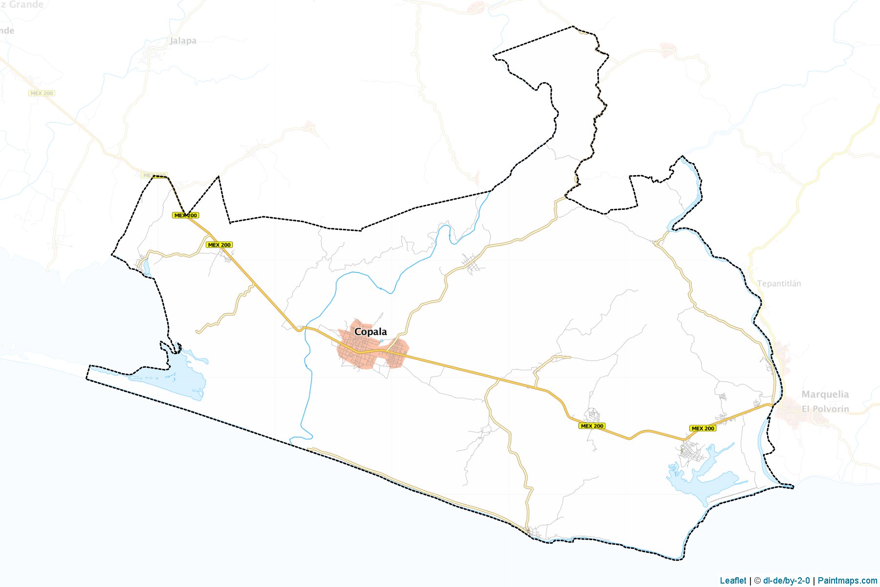 Copala (Guerrero) Haritası Örnekleri-1