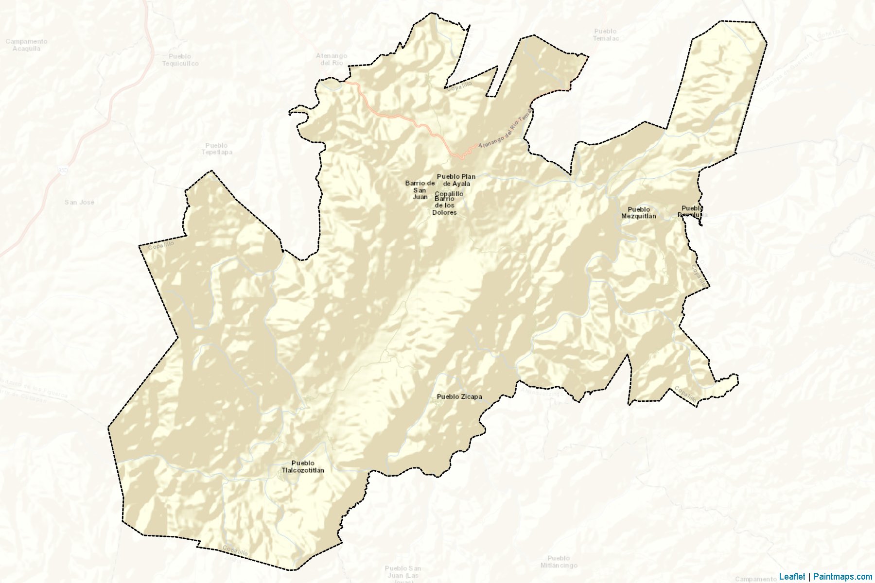 Muestras de recorte de mapas Copalillo (Guerrero)-2