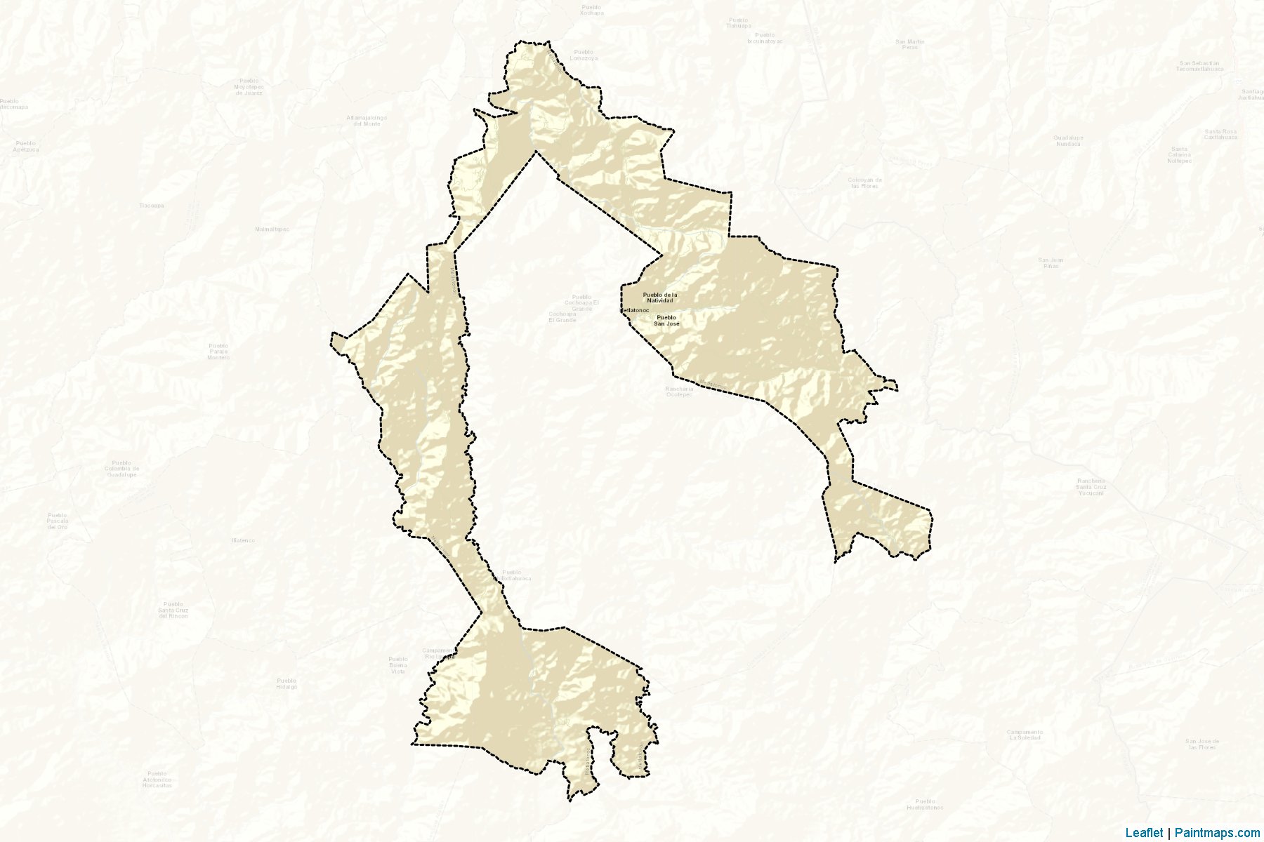 Muestras de recorte de mapas Metlatónoc (Guerrero)-2