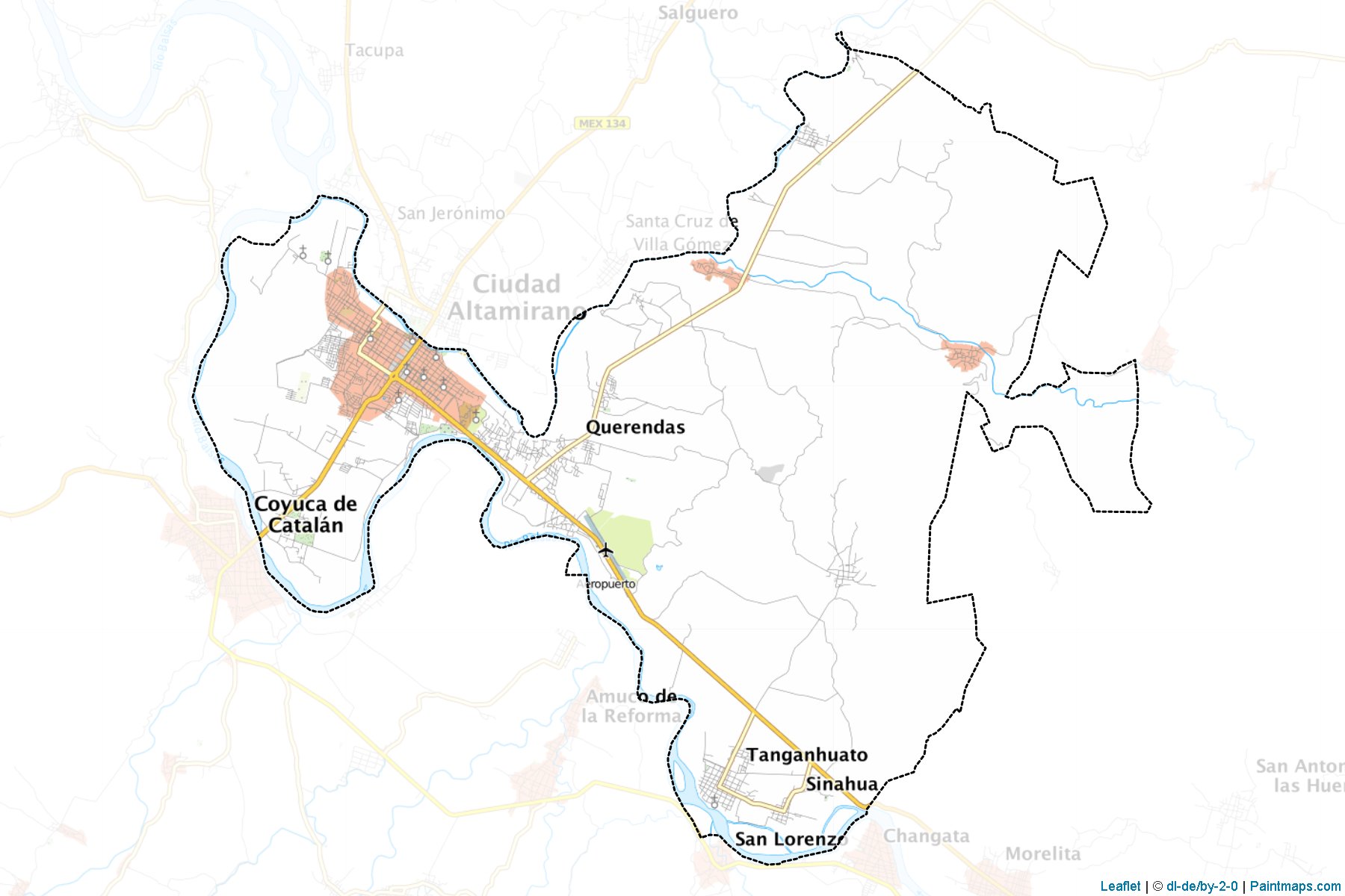 Muestras de recorte de mapas Pungarabato (Guerrero)-1