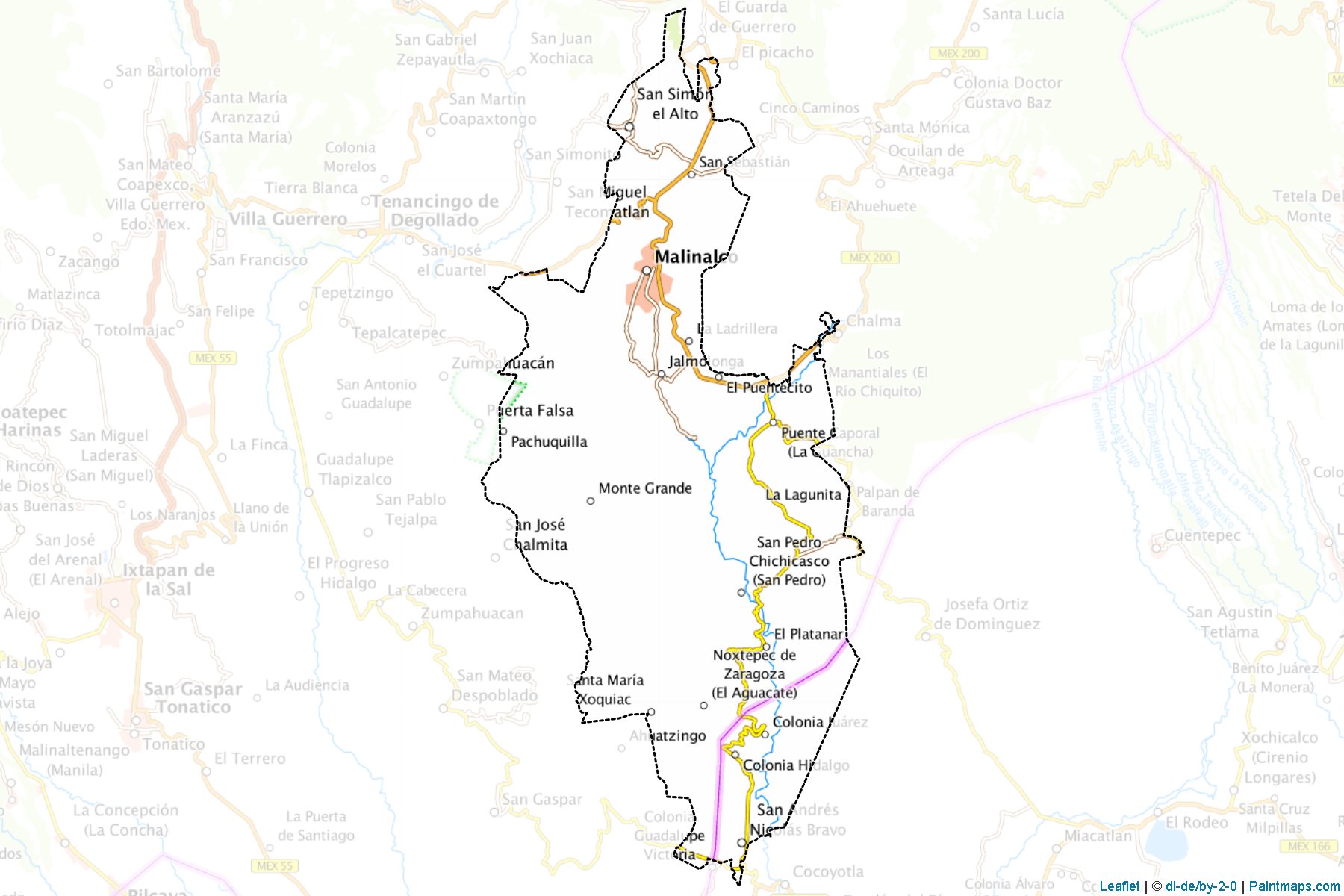 Malinalco (México) Map Cropping Samples-1