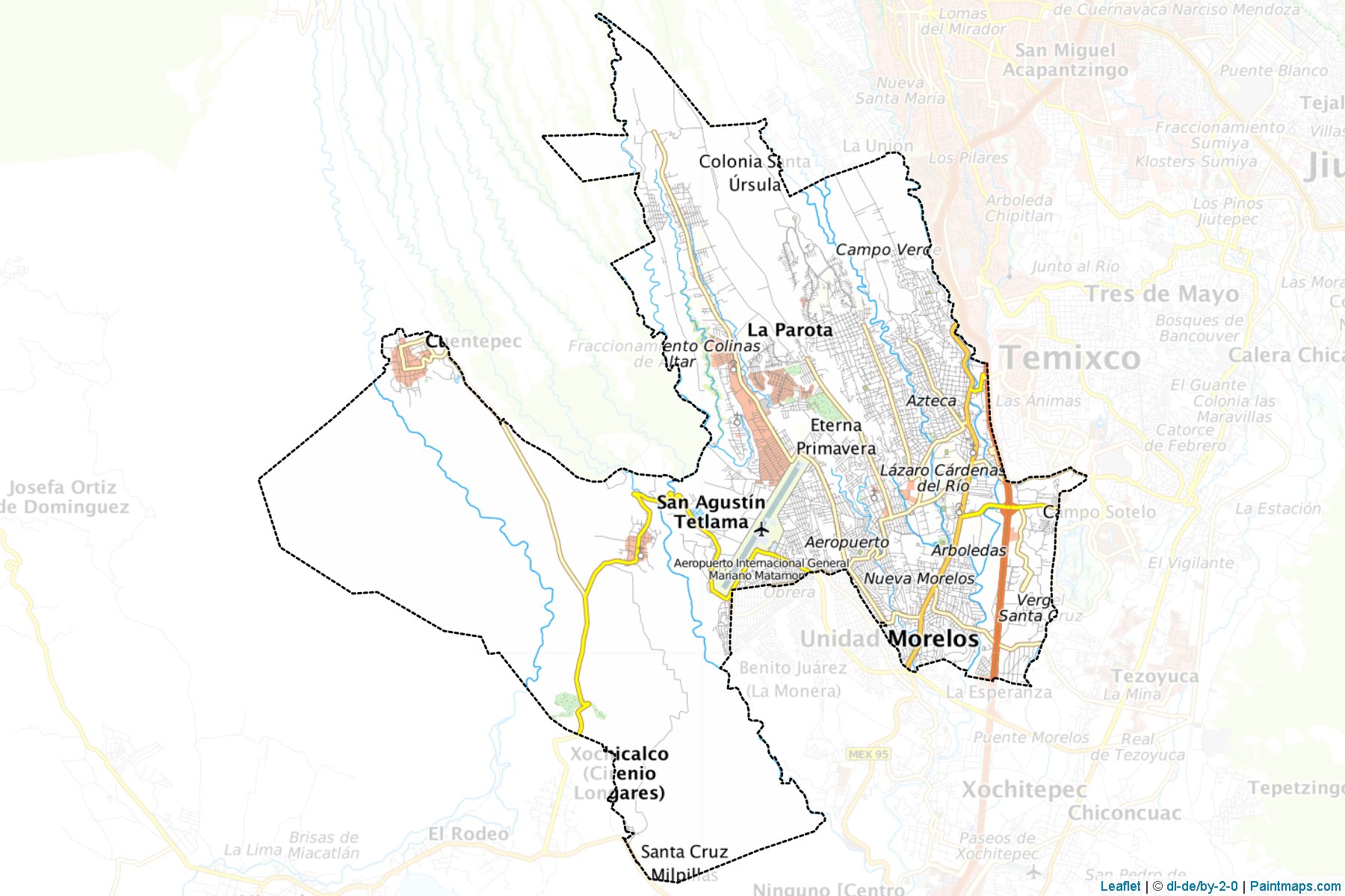 Temixco (Morelos) Map Cropping Samples-1