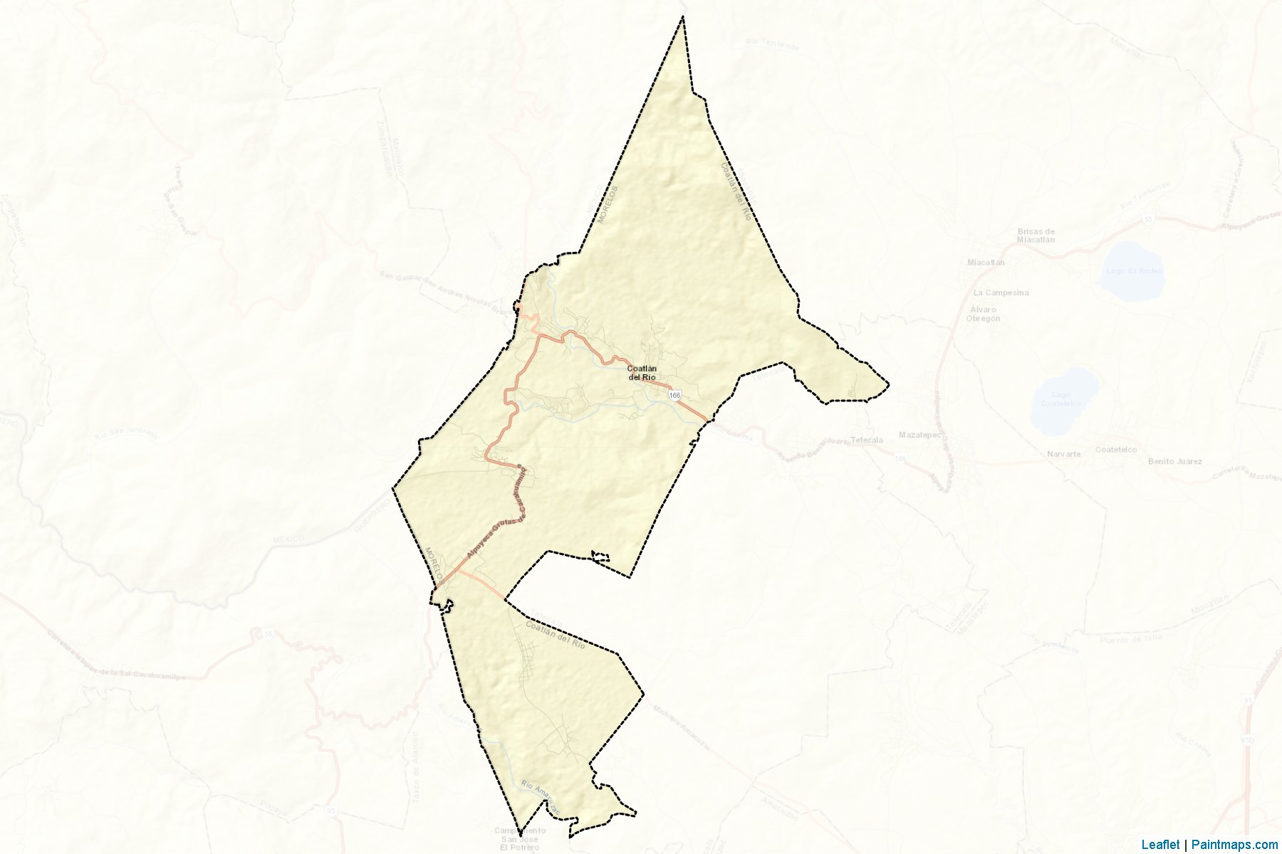 Muestras de recorte de mapas Coatlán del Río (Morelos)-2