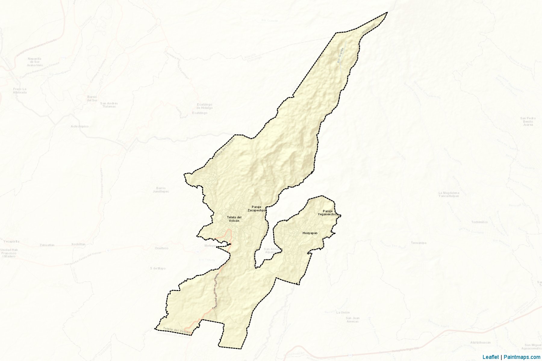 Muestras de recorte de mapas Tetela del Volcán (Morelos)-2