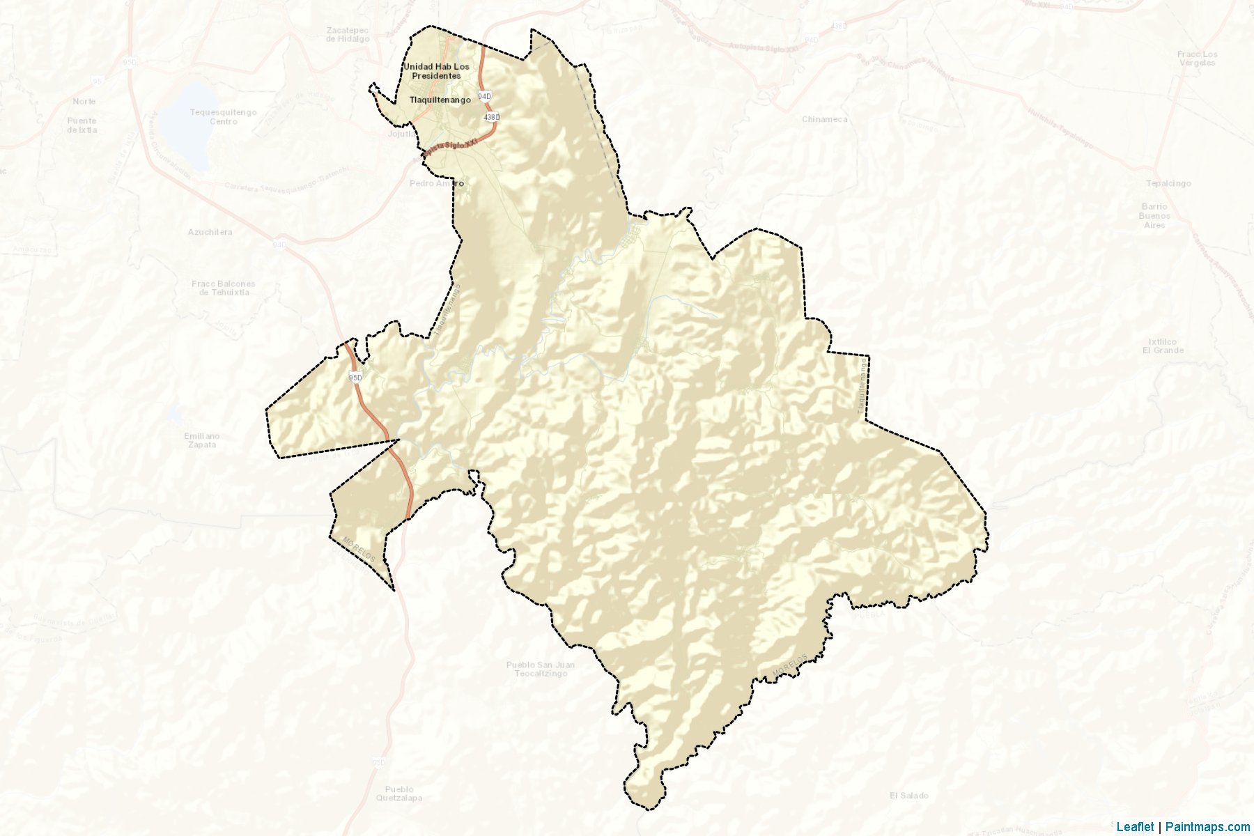 Tlaquiltenango (Morelos) Map Cropping Samples-2