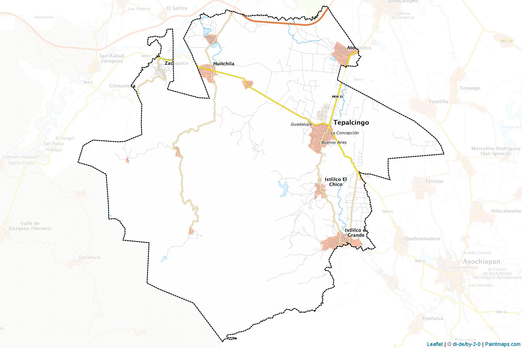 Tepalcingo (Morelos) Map Cropping Samples-1