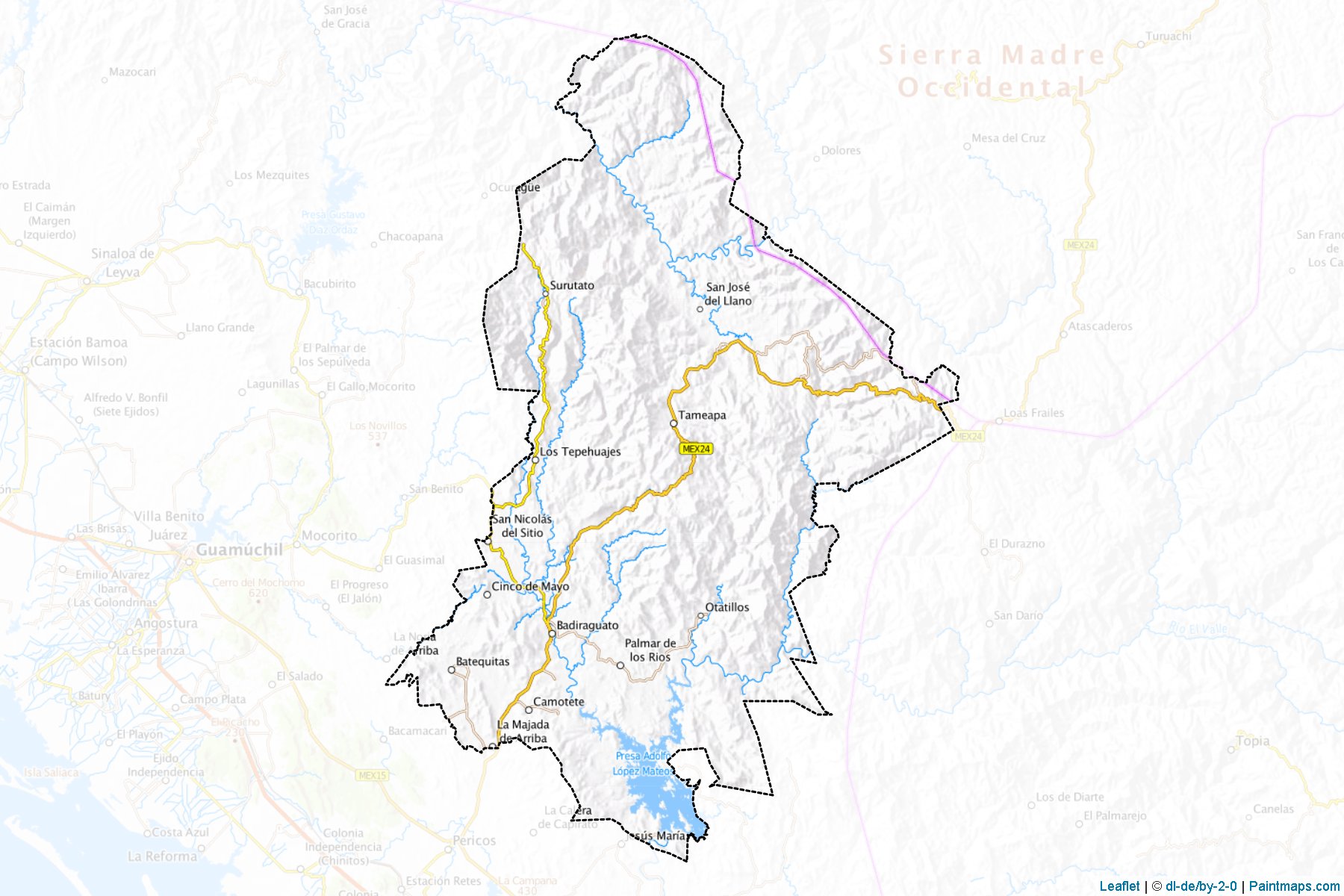 Muestras de recorte de mapas Badiraguato (Sinaloa)-1