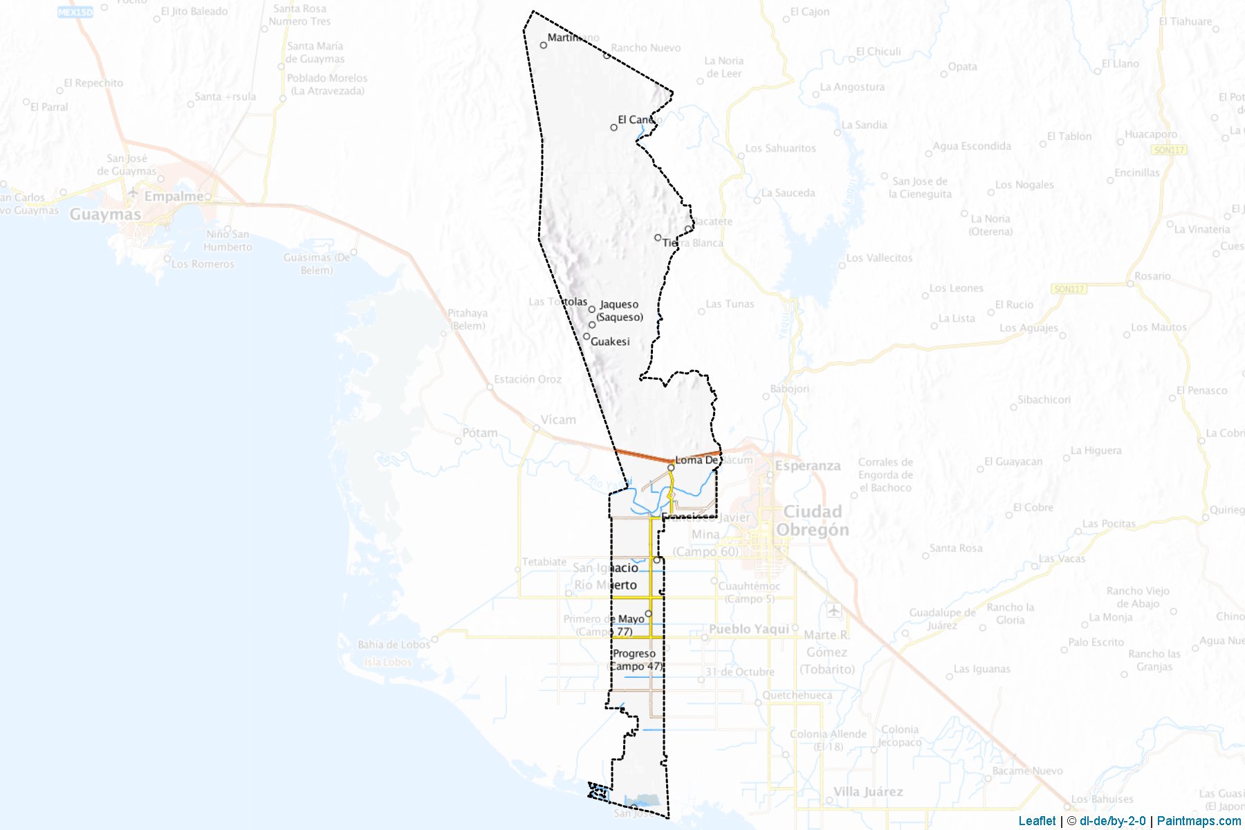 Muestras de recorte de mapas Bácum (Sonora)-1