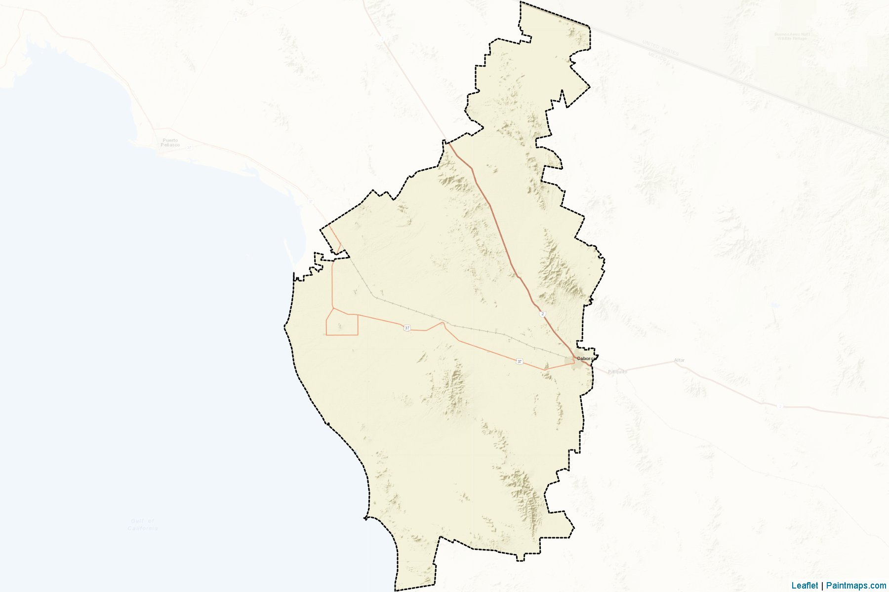 Muestras de recorte de mapas Caborca (Sonora)-2