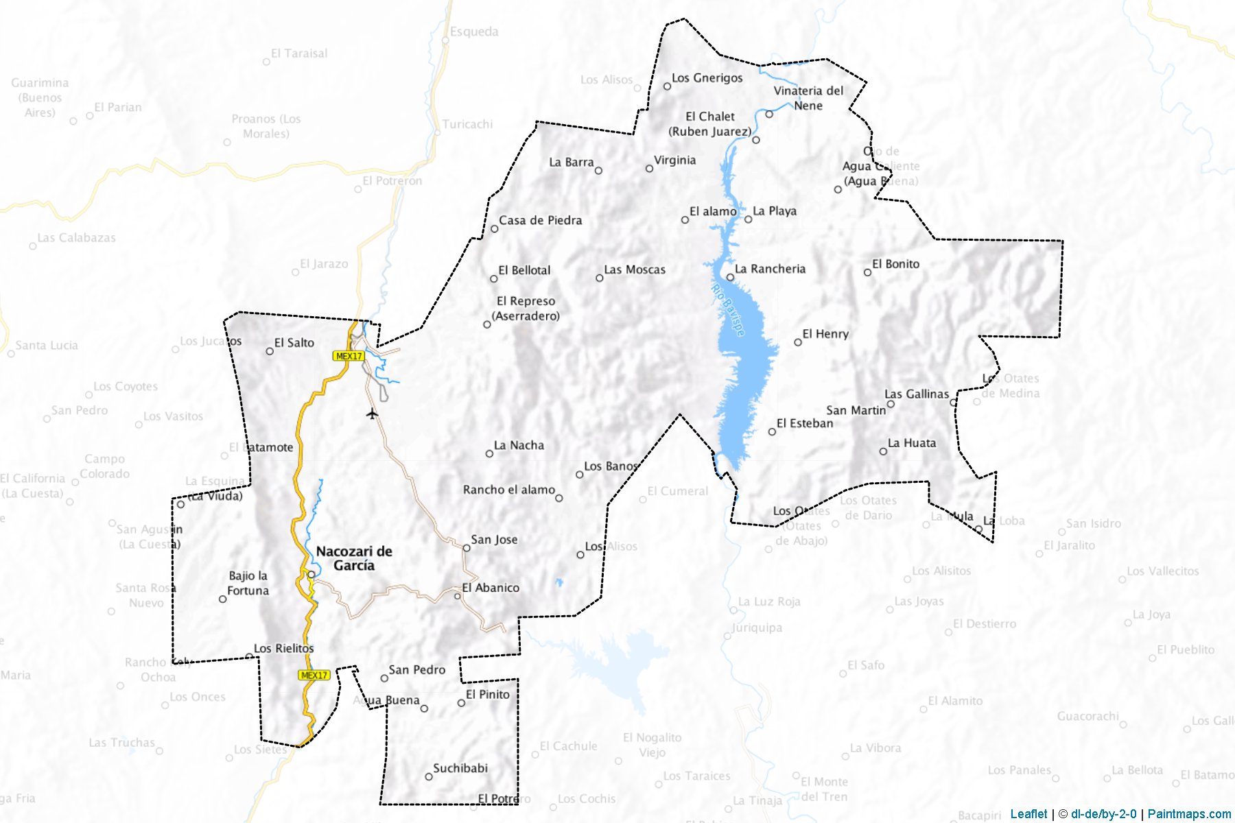 Muestras de recorte de mapas Nacozari de García (Sonora)-1